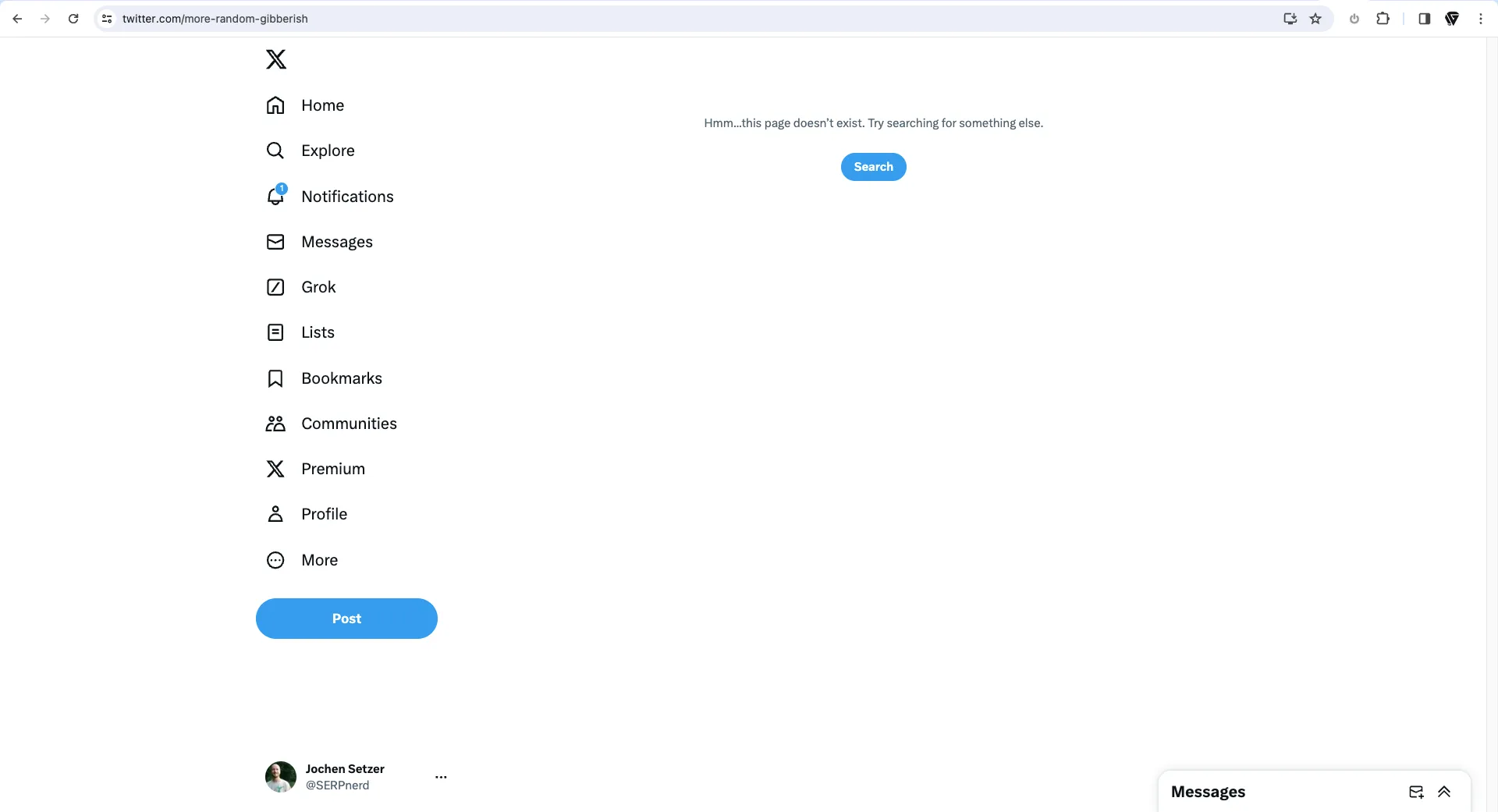 Twitter.com 404 Page